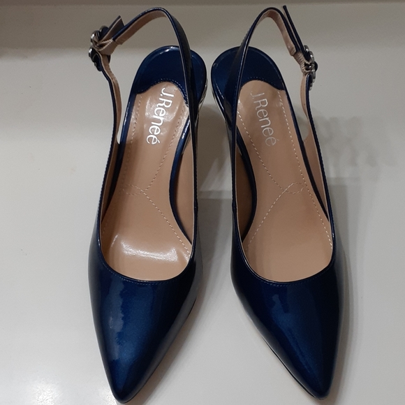 j renee navy blue shoes